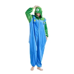 Luigi Onesie Costume for Adult